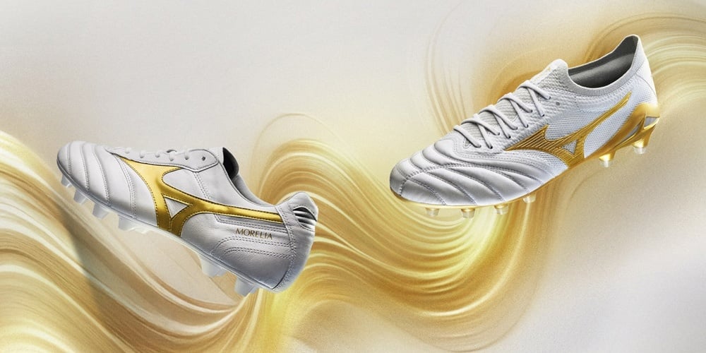 Dát vàng đôi chân cùng phối màu mới nhất của Mizuno - 'Bright Gold' cực sang trọng