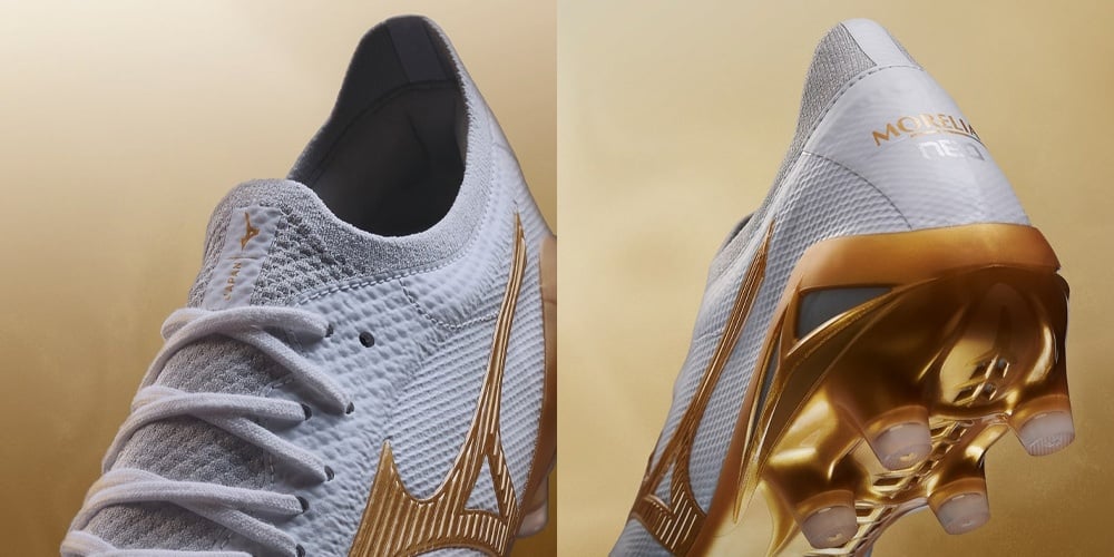 Dát vàng đôi chân cùng phối màu mới nhất của Mizuno - 'Bright Gold' cực sang trọng