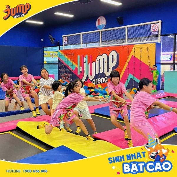 Jump Arena - Địa điểm tuyệt vời tổ chức sinh nhật cho trẻ em