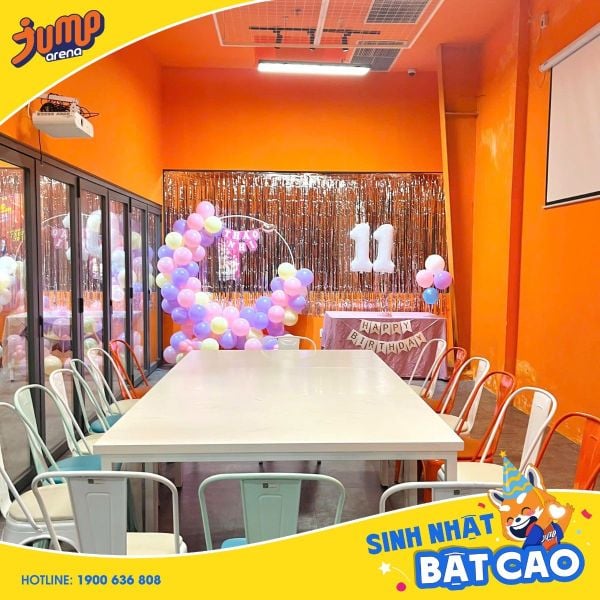 Jump Arena - Địa điểm tuyệt vời tổ chức sinh nhật cho trẻ em