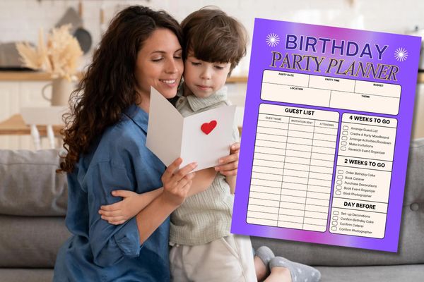 Tổ chức sinh nhật cho nhóm bạn của con