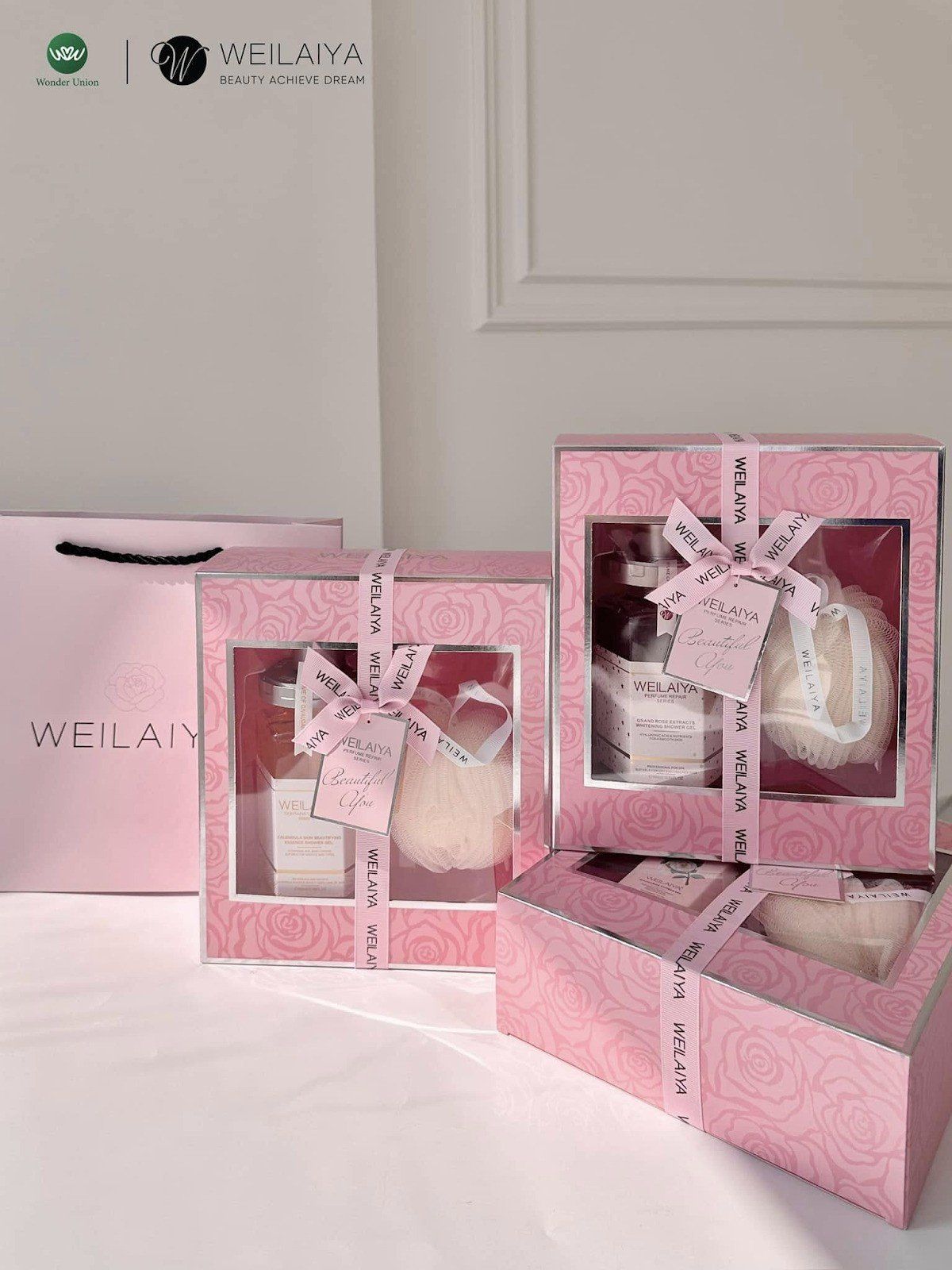 Set quà Pink Rose Weilaiya