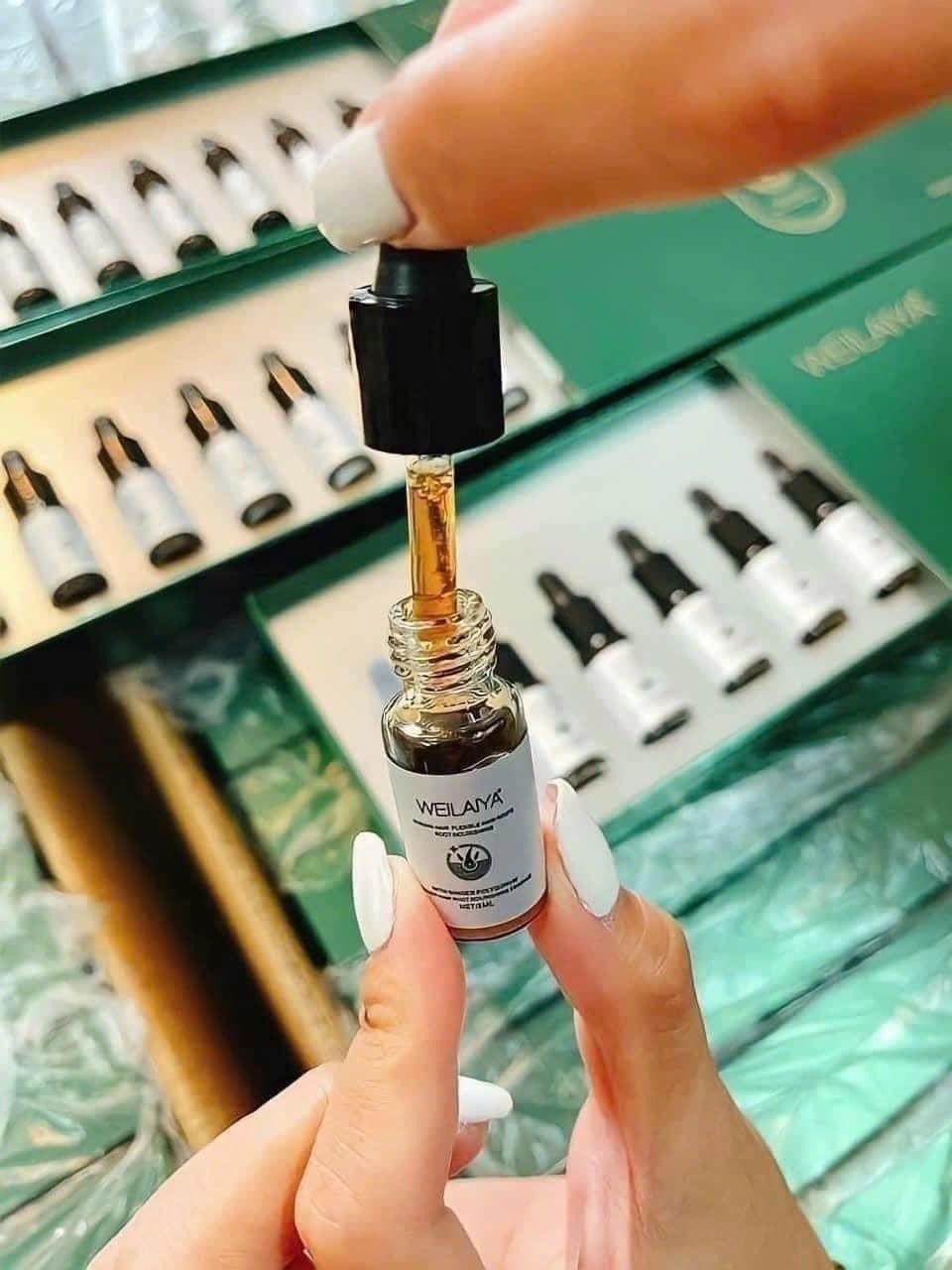 Serum tóc Weilaiya chiết xuất gừng, hà thủ ô, đương quy, gạo lên men