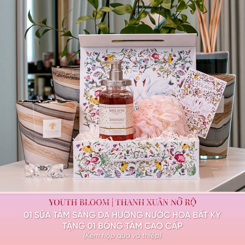 Set quà Thiên nga 20/10 dưới 500K