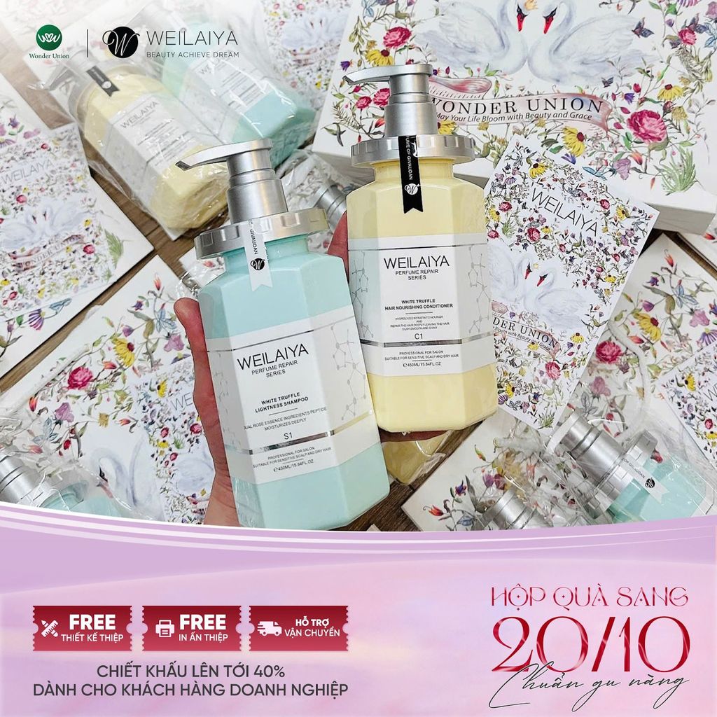 Quà tặng 20/10 bằng dầu gội