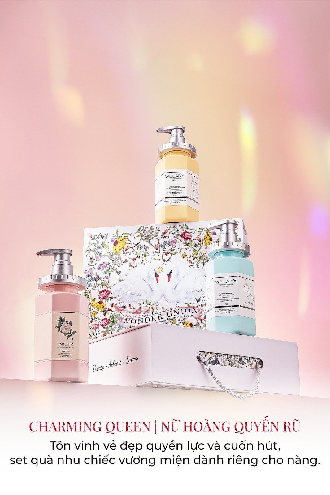 Set quà thiên nga phiên bản kết hợp bộ gội xả và sữa tắm