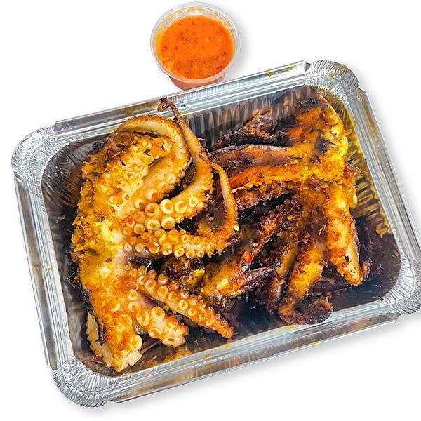 bạch tuộc nướng sa tế