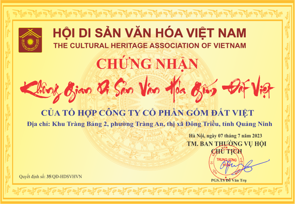 Không gian Di sản Văn hóa Gốm Đất Việt
