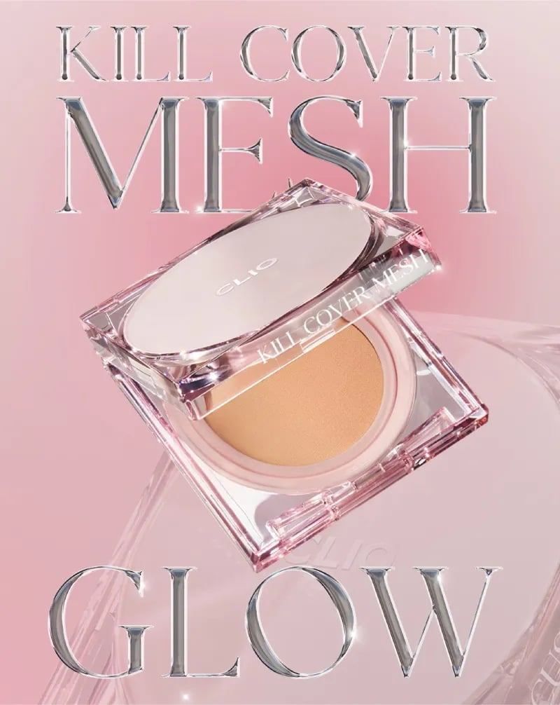 Clio Kill Cover Mesh Glow Cushion SPF50+ PA++++ – Lớp nền căng bóng Hàn Quốc