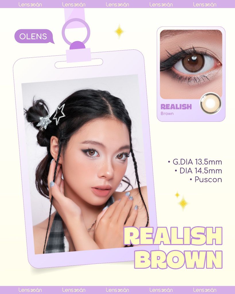 Lens Realish Brown – Tone nâu tây ấm áp cho kỉ yếu từ Lens Xoắn