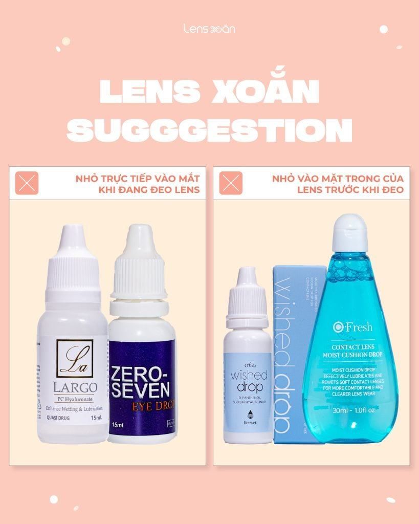 Ngâm lens bằng Nước Muối Sinh Lý Có Đúng Cách? – Lens Xoắn