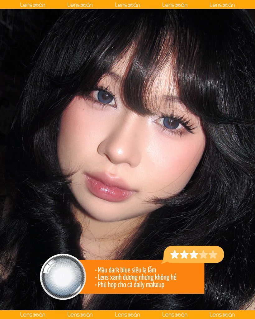 EOTD Blue OLENS – Ánh xanh thẫm huyền bí | Lens Xoắn