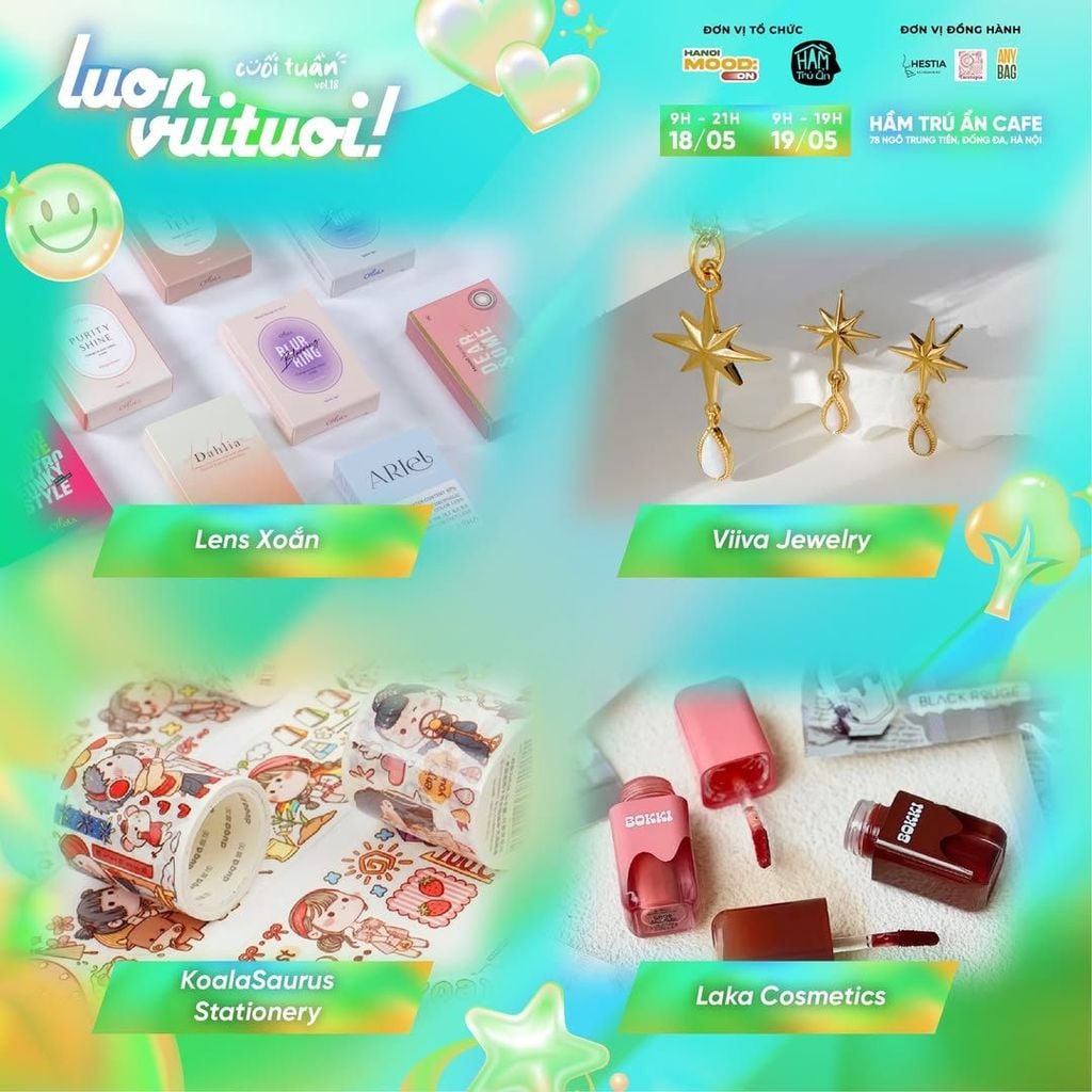 Lens Xoắn tại các hội chợ pop-up