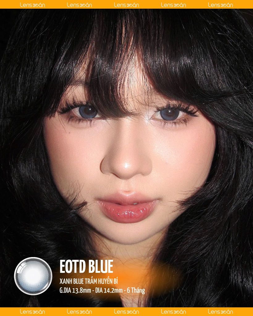 EOTD Blue OLENS – Ánh xanh thẫm huyền bí | Lens Xoắn