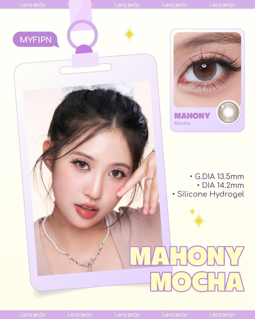 Lens Mahony Mocha – Nâu mocha trendy cho kỉ yếu từ Lens Xoắn