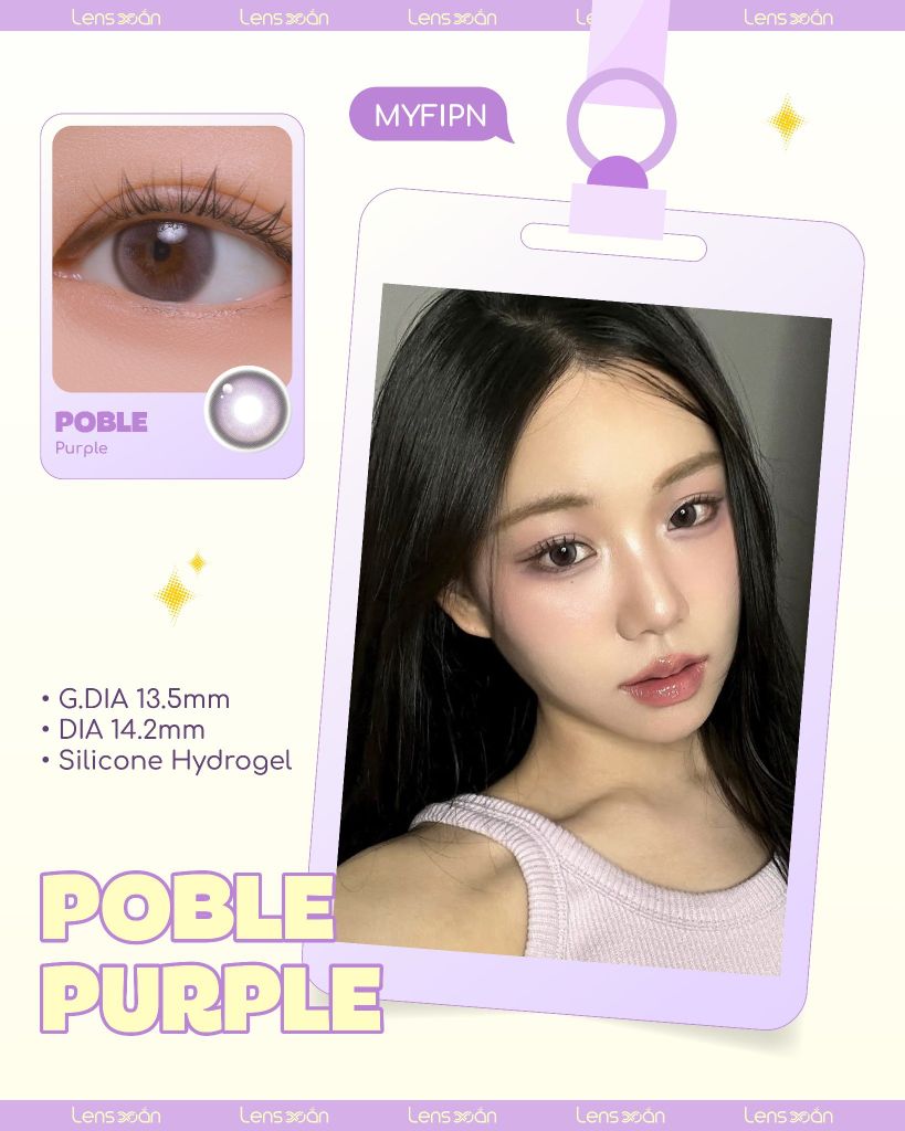 Lens Poble Purple – Tím khói mộng mơ cho kỉ yếu từ Lens Xoắn