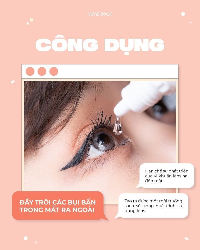 Ngâm lens bằng Nước Muối Sinh Lý Có Đúng Cách? – Lens Xoắn