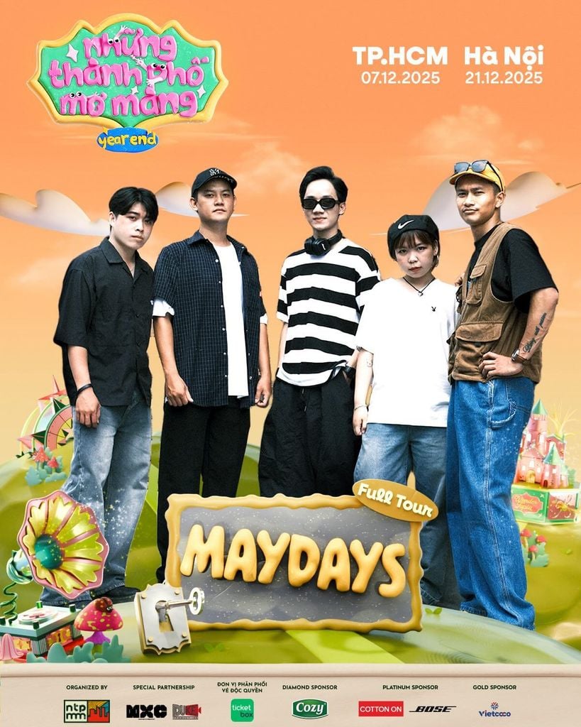 Poster nghệ sĩ BigDaddy bổ sung – Những Thành Phố Mơ Màng Year End 2025