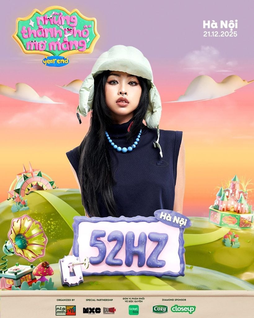 Poster nghệ sĩ bí ẩn 1 – Những Thành Phố Mơ Màng Year End 2025