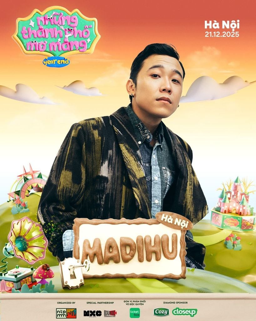 Poster nghệ sĩ bí ẩn 3 – Những Thành Phố Mơ Màng Year End 2025