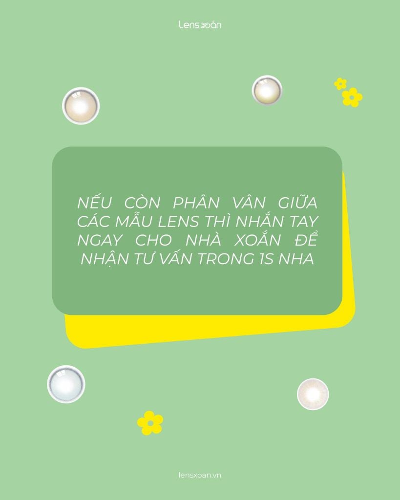 Chọn lens đúng size – Mắt to tròn tự nhiên, không trợn