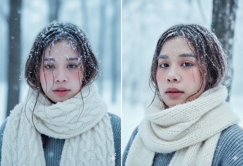 Chân dung tuyết trắng – Phong cách Vogue, siêu thực