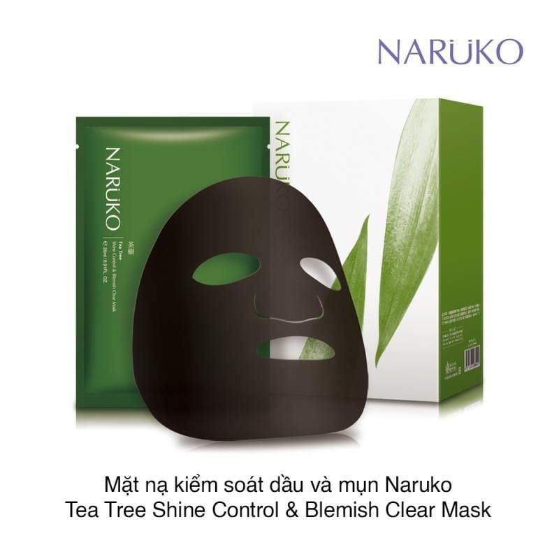 Mặt nạ Naruko Tràm Trà Tea Tree Shine Control & Blemish Clear Mask – Giải pháp cho da dầu mụn