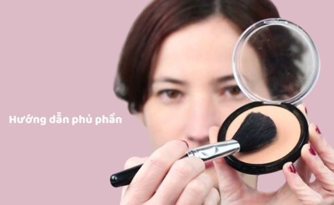 Khóa nền bằng phấn phủ