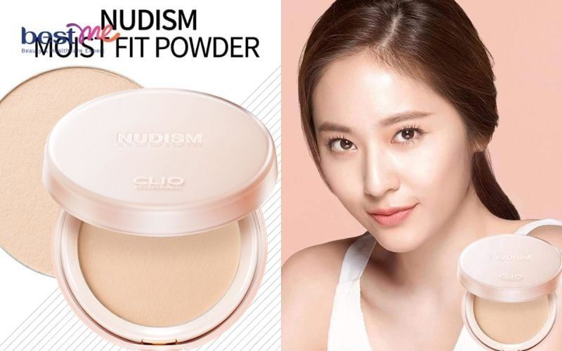 Clio Nudism Moist Fit Powder Pact – Dưỡng ẩm cho da khô