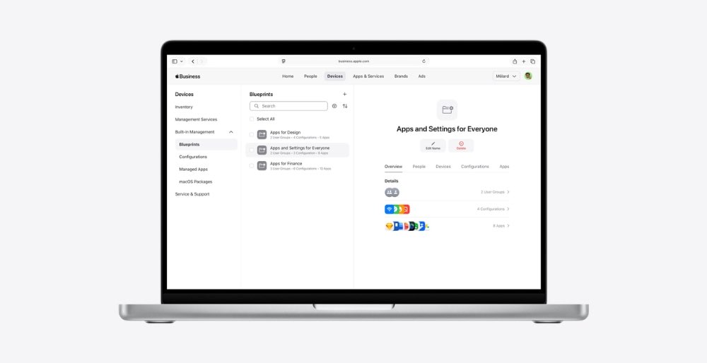 Cập nhật mới nhất Apple Business