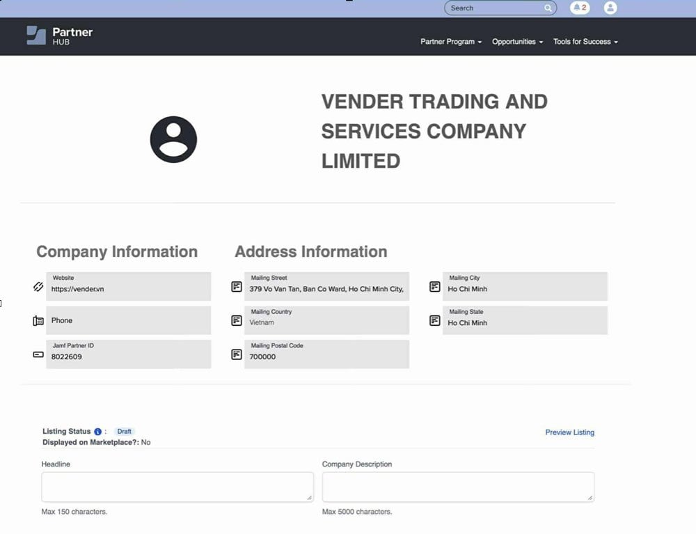 Vender chính thức là Jamf Partner tại Việt Nam