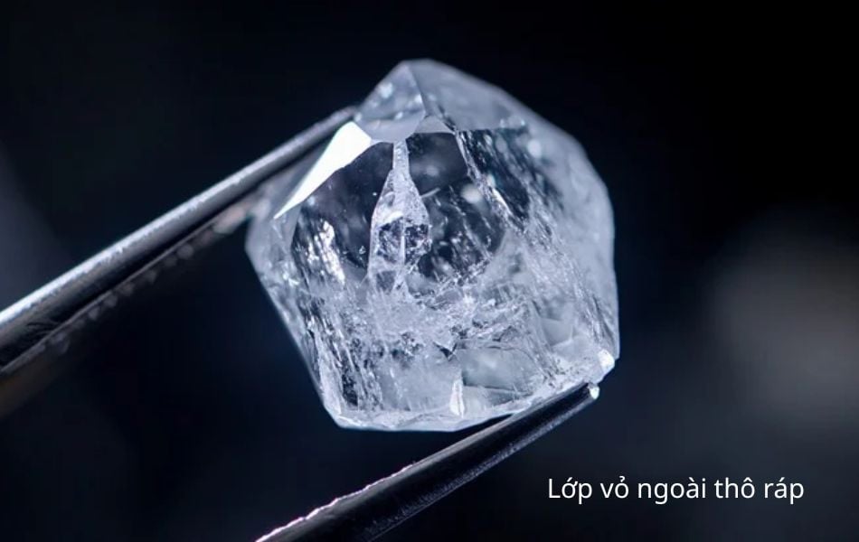 Nhận biết kim cương thô qua lớp vỏ ngoài