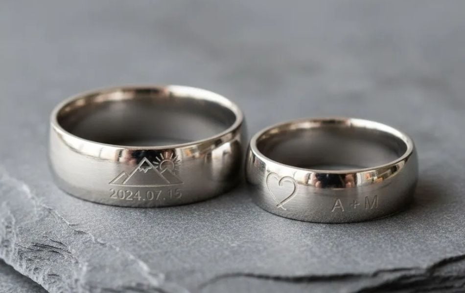 Những vị trí khắc tên trên nhẫn cưới phổ biến nhất