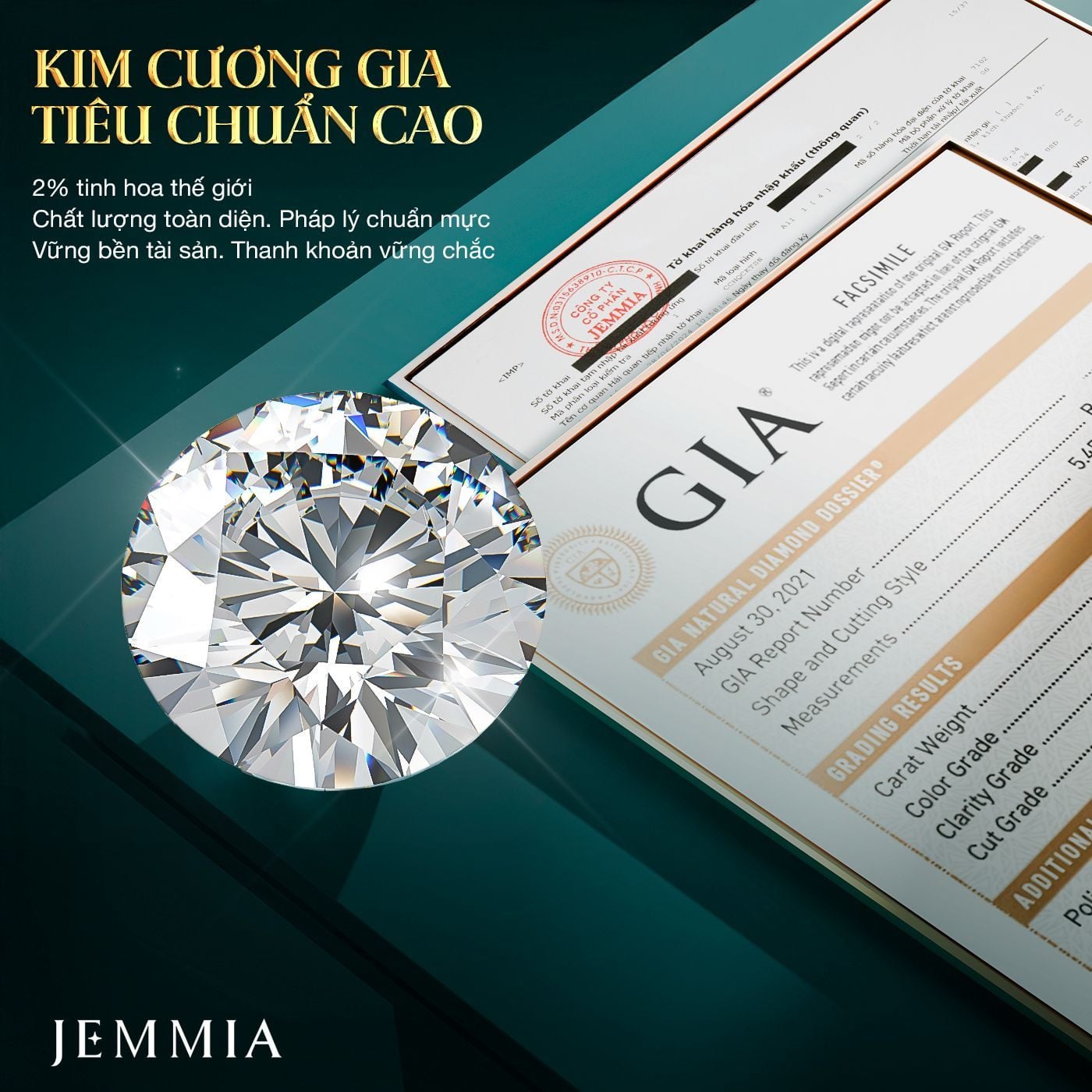 Những viên kim cương có chất lượng cao, nguồn gốc rõ ràng và chứng nhận đầy đủ có khả năng thanh khoản rất cao