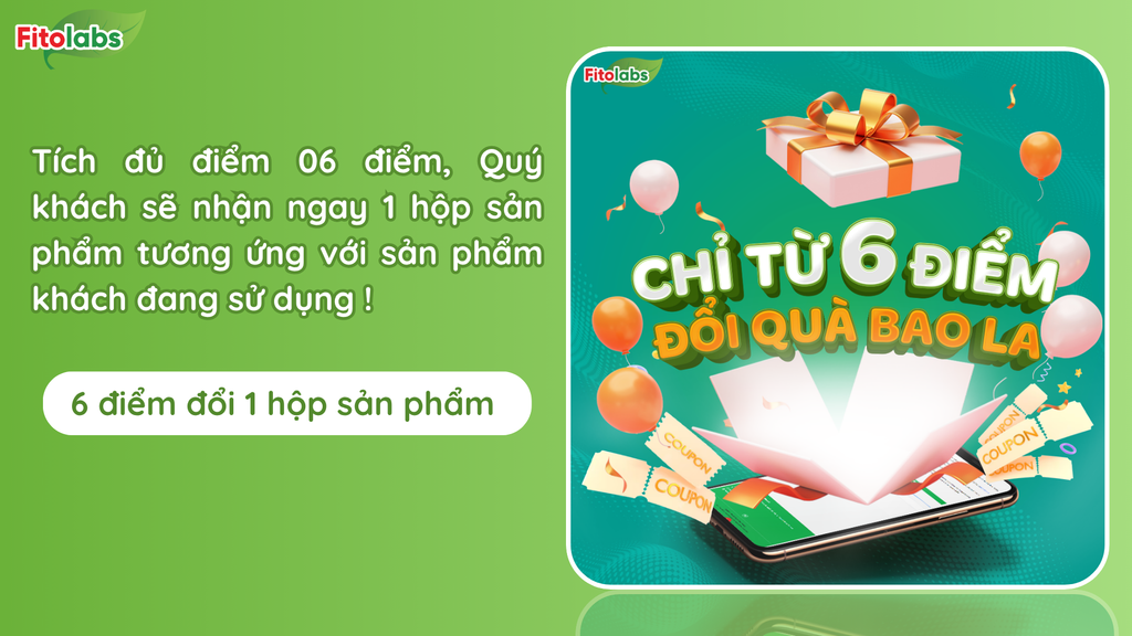 tích 6 điểm đổi 1 hộp