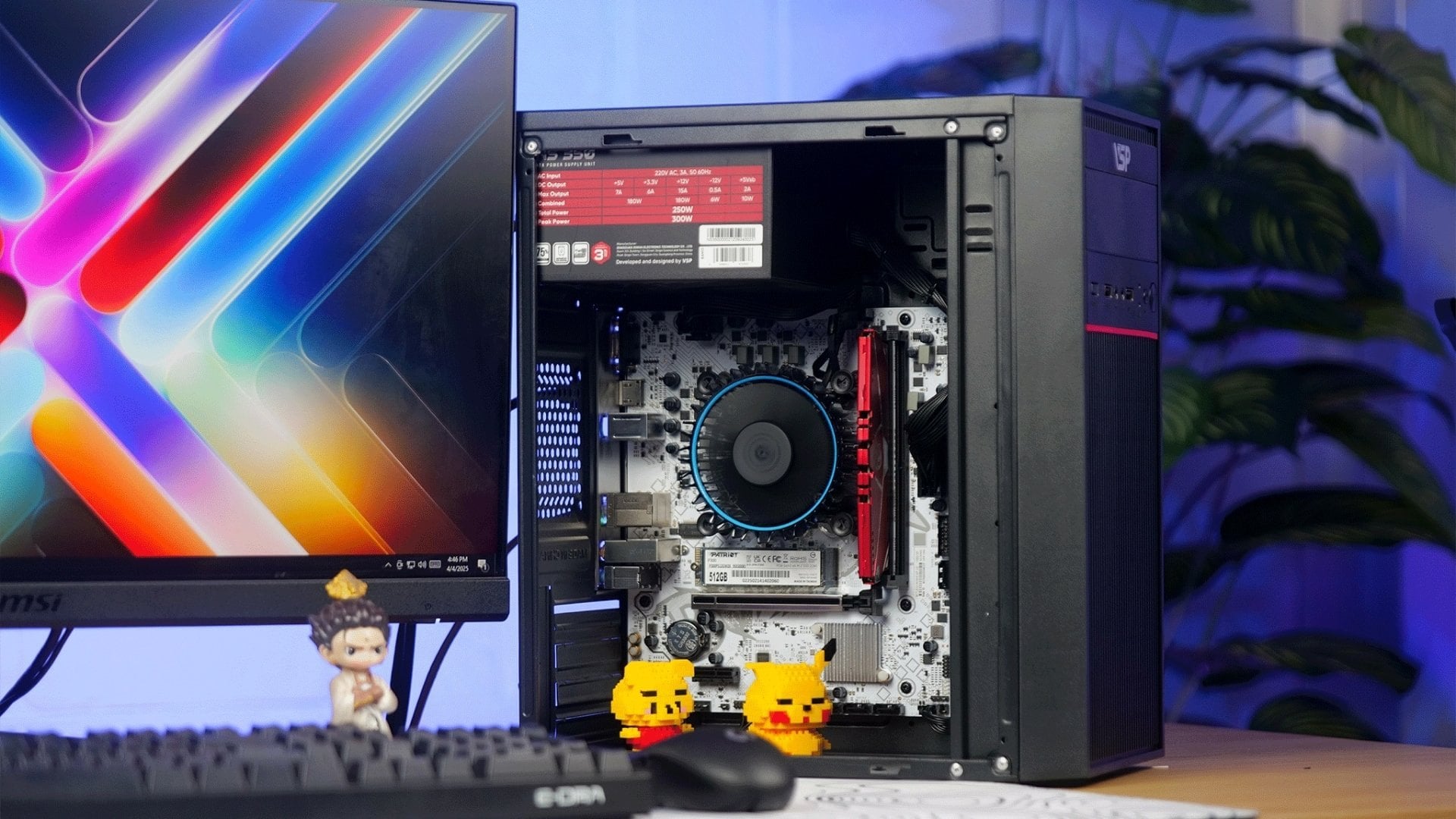 Phân bổ ngân sách dưới 10 triệu (CPU/main ~40%, RAM/SSD ~30%, PSU/case ~15%, ngoại vi ~15%) để build PC văn phòng dưới 10 triệu