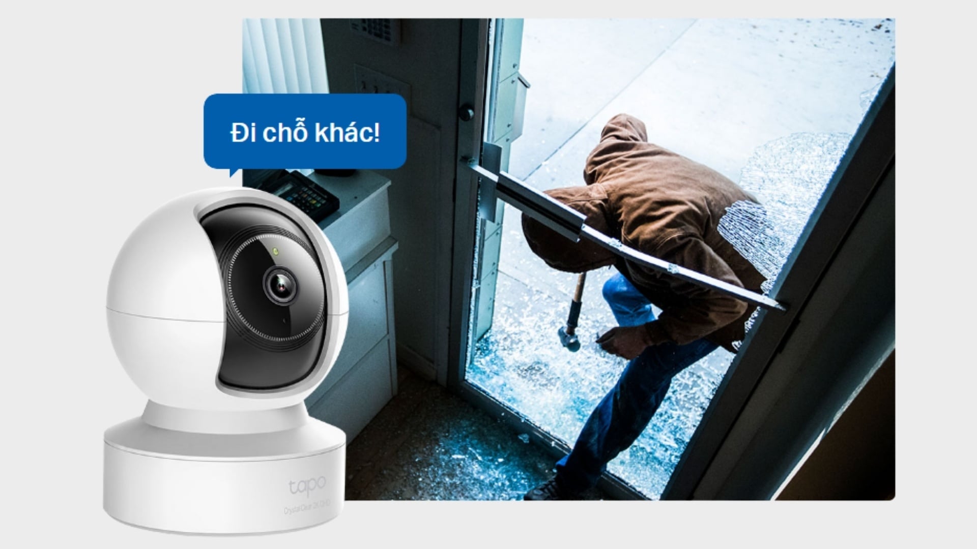 Camera WiFi 360 Độ 4MP TP-Link Tapo C222 - Báo động âm thanh
