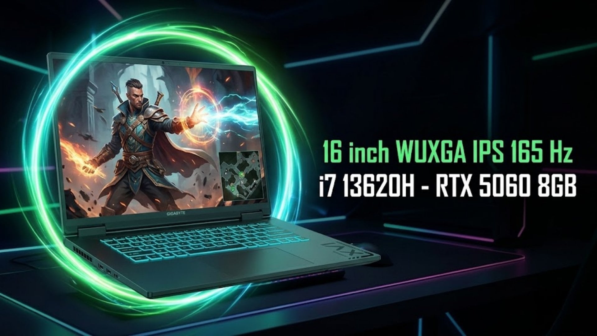 Gigabyte A16 CVHI3VN893SH (GA6H) - Không gian hiển thị rộng mở cho nhu cầu giải trí đa năng