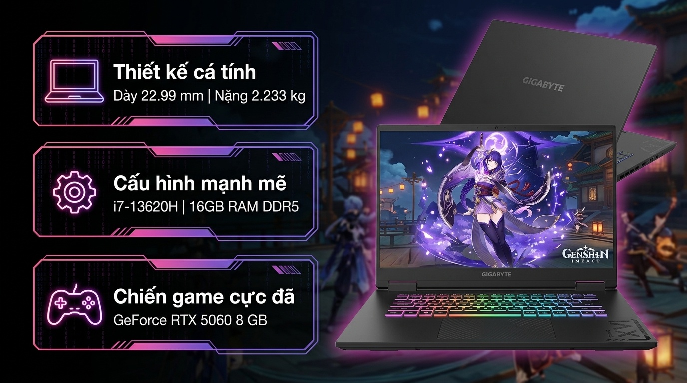 Gigabyte A16 CVHI3VN893SH
