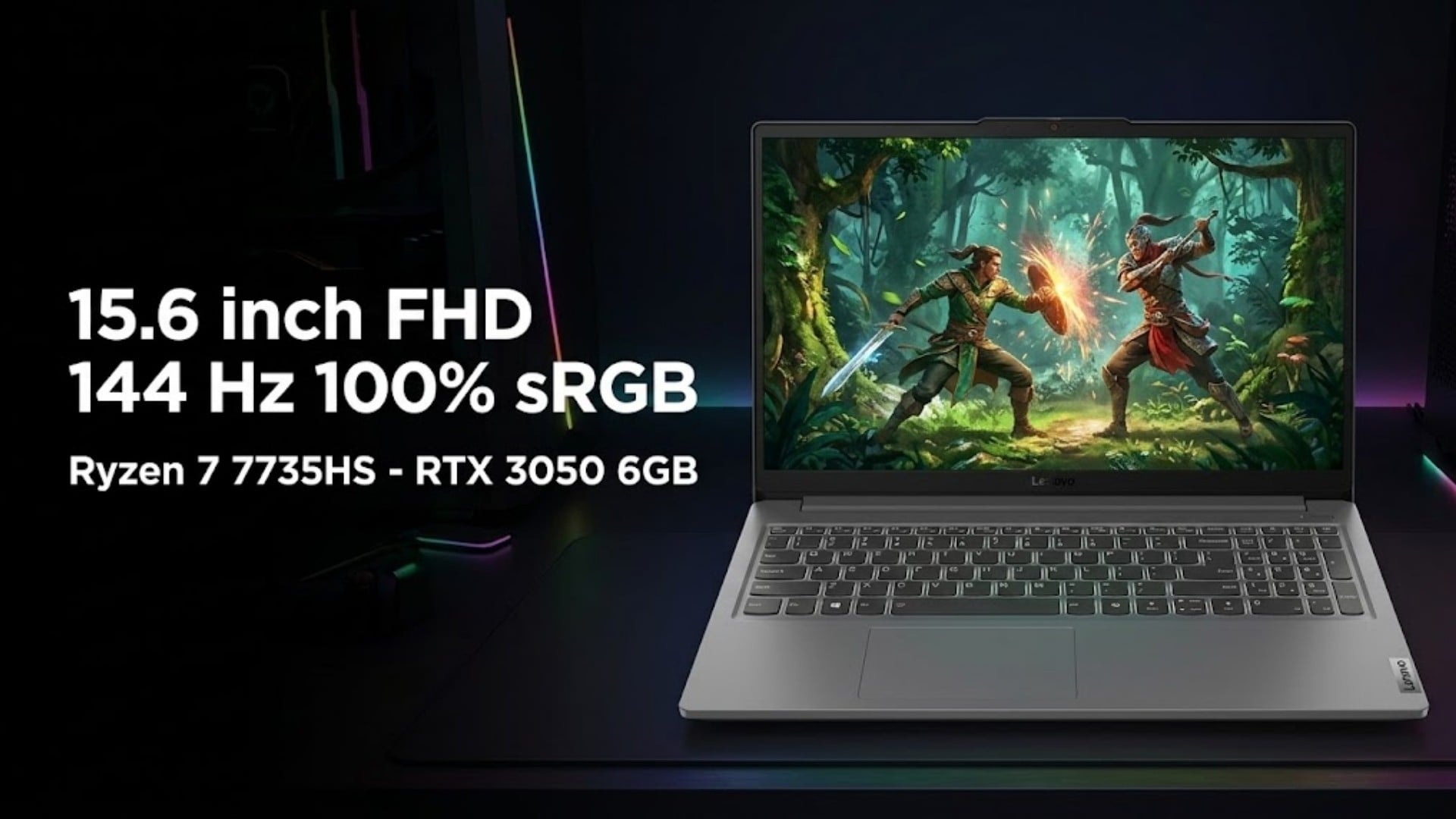 LENOVO LOQ 15ARP10E 83S0006QVN - Khả năng vận hành ổn định và chất lượng hình ảnh dễ chịu