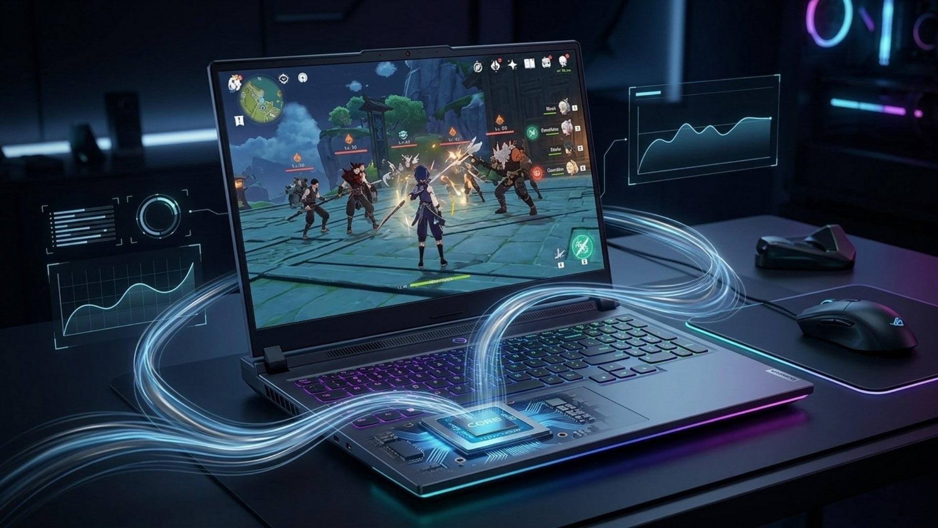 Top 5 Laptop Gaming 30 Triệu Đáng Đầu Tư Nhất 2026 – Tầm quan trọng của bộ vi xử lý trung tâm