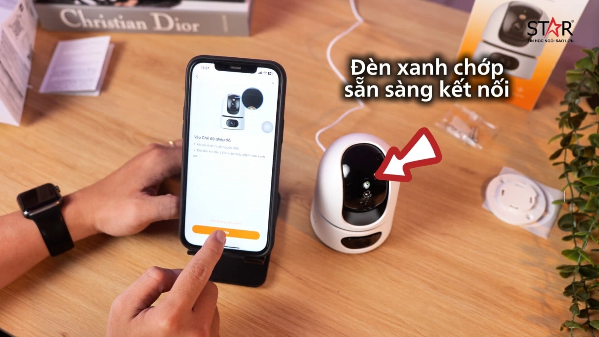 Kết nối Camera WiFi 360 Độ 6MP Imou Ranger Dual với điện thoại