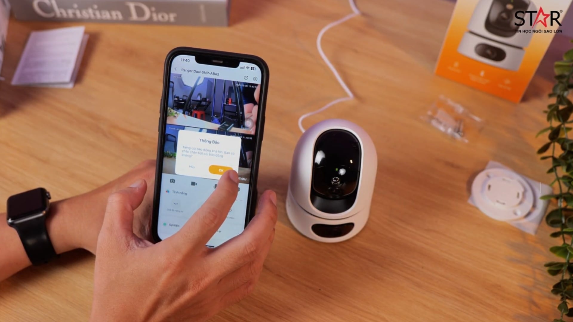Camera WiFi 360 Độ 6MP Imou Ranger Dual - Cảnh báo qua âm thanh khi có sự kiện bất thường