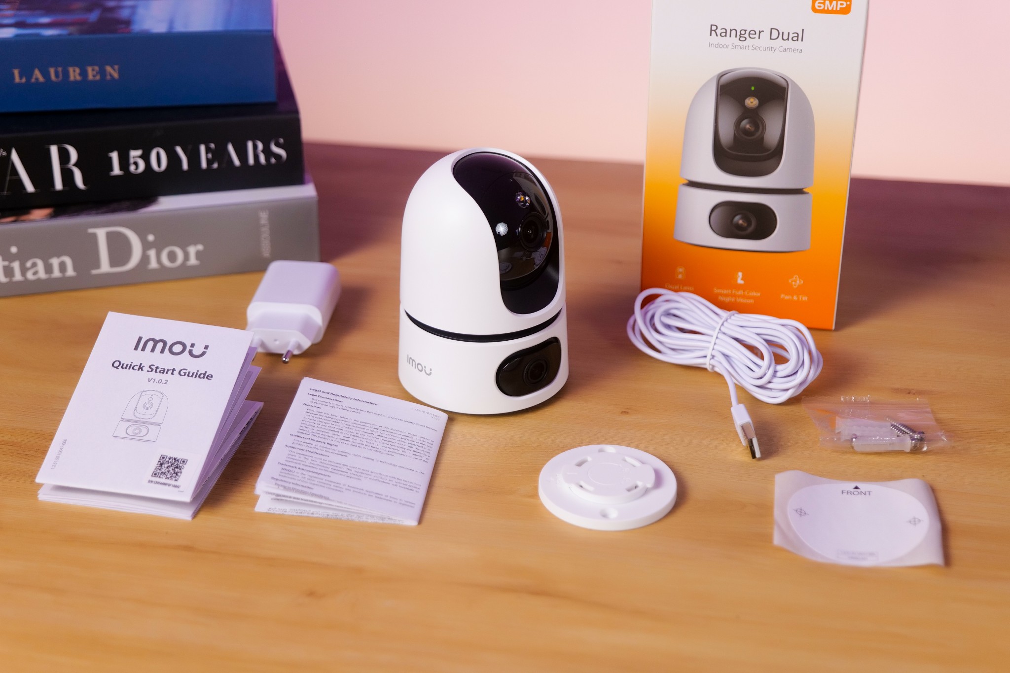 mở hộp Camera WiFi 360 Độ 6MP Imou Ranger Dual