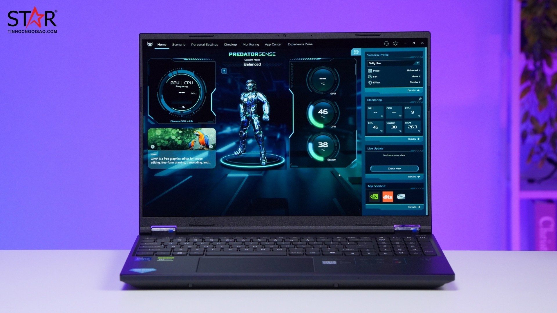 Đánh giá tổng quan Predator Helios Neo 16 AI: Màn hình 16 inch 2K+