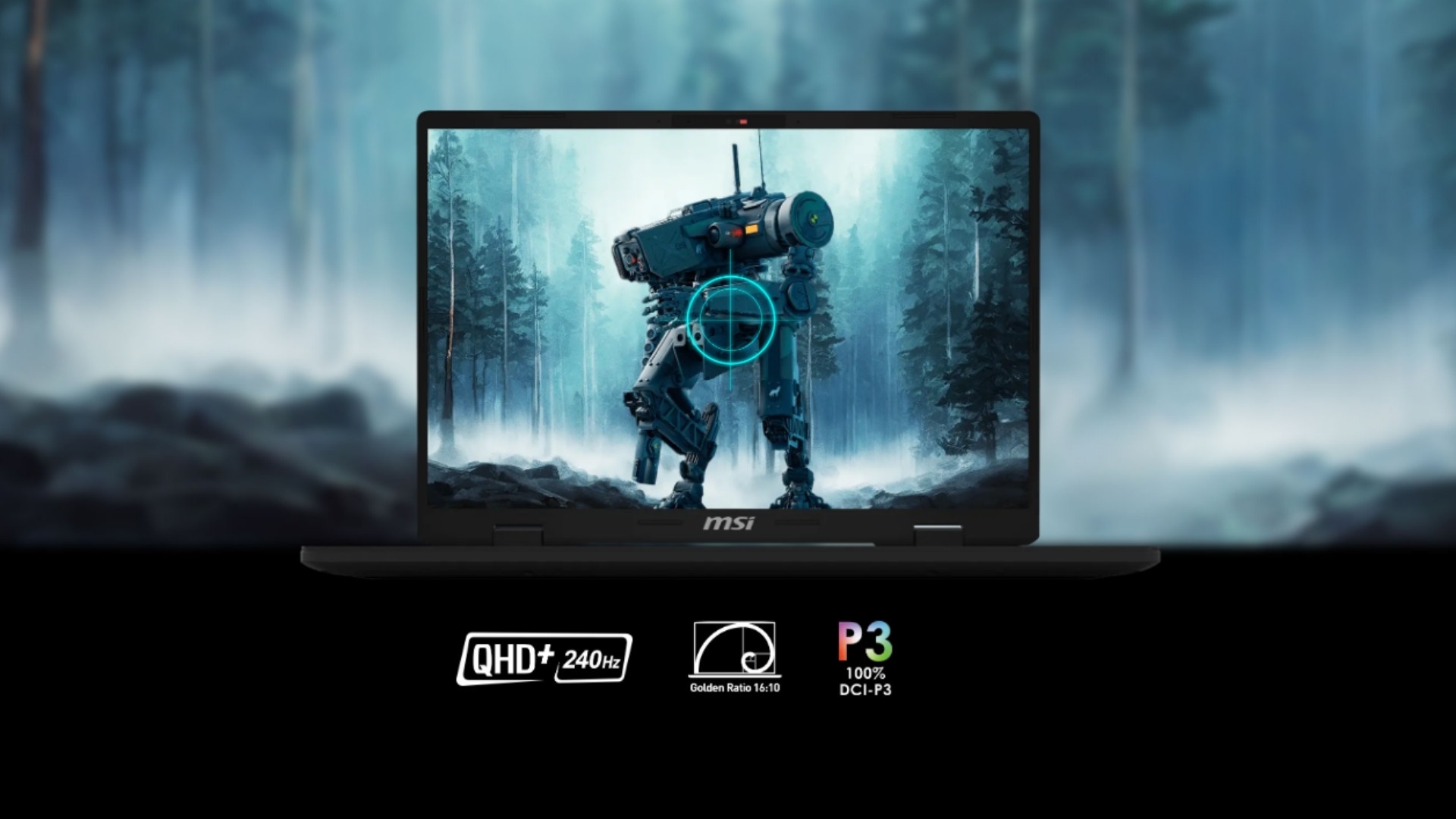 Đánh Giá Laptop Gaming MSI Crosshair 16 HX AI D2XWFKG (035VN) - Màn hình xuất sắc cho game thủ