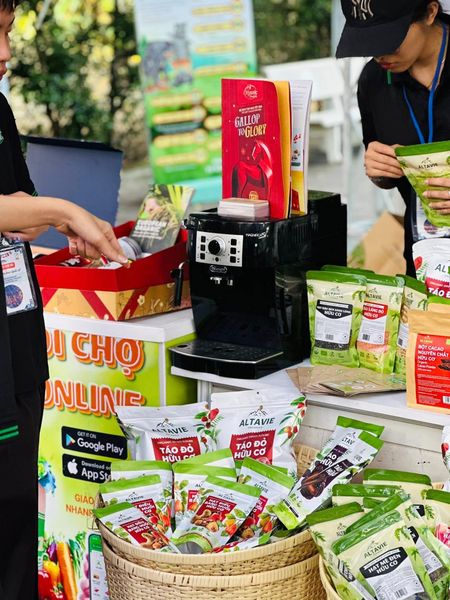 gian hàng Organicfood