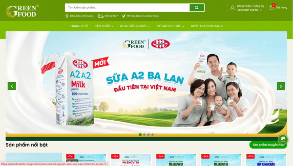 mua sua dam a2 chinh hang