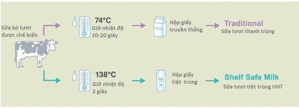 quy trinh san xuat sua chuan UHT