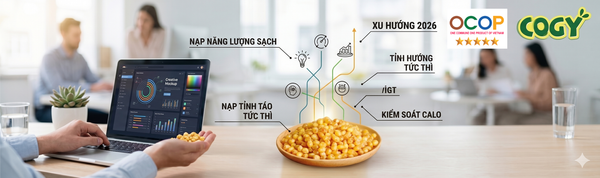 Mon an vat van phong lanh manh it dau ngo nep say COGY xu huong 2026